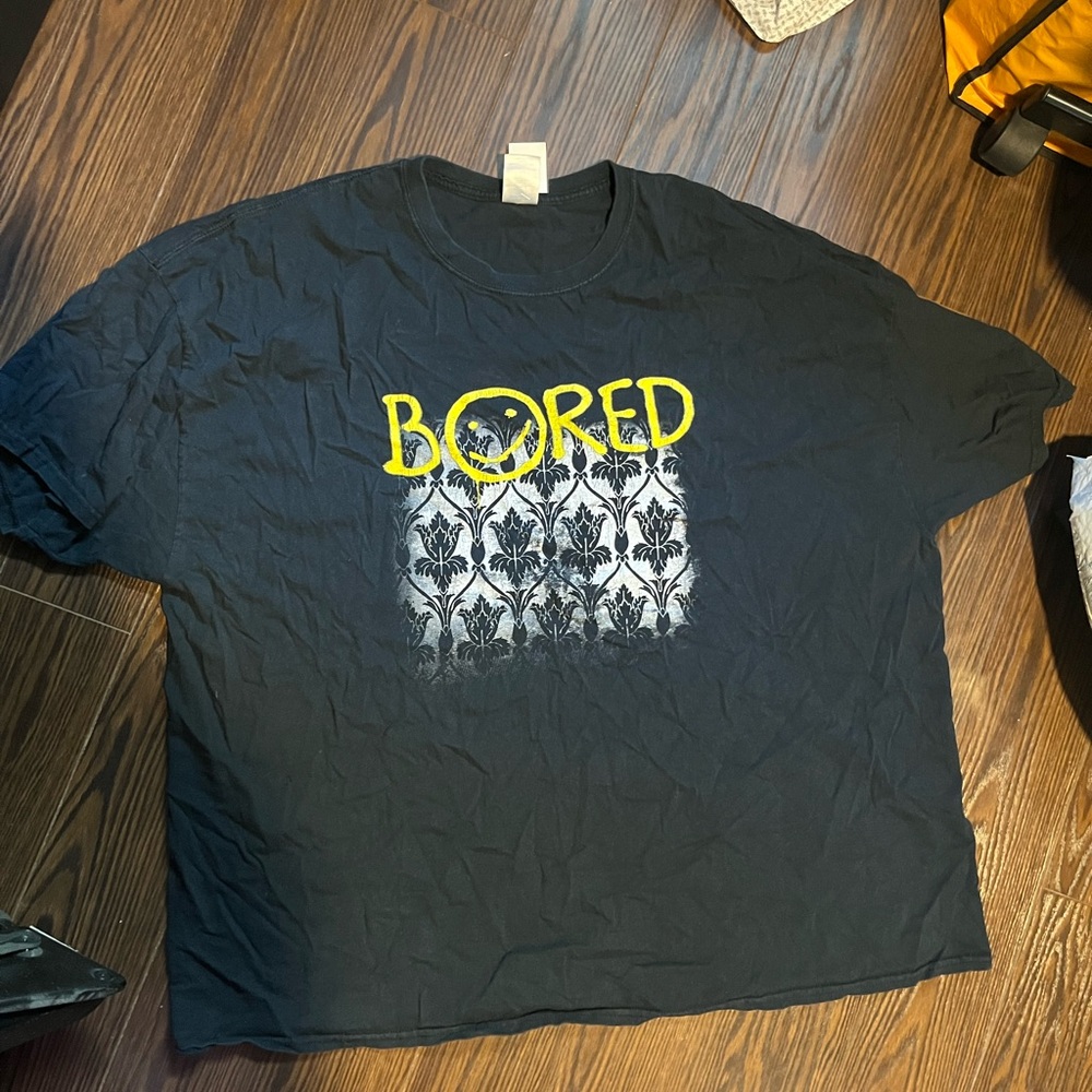 Gildan Black Short Sleeve Tee with Graphic Design